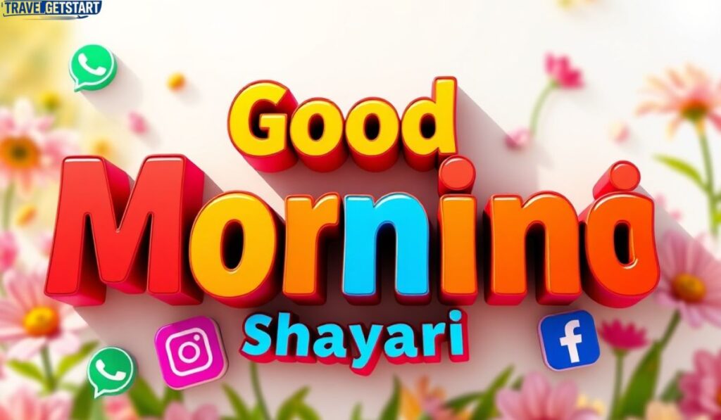 Good Morning Shayari for Social Media (Whatsapp, Instagram, Facebook)
