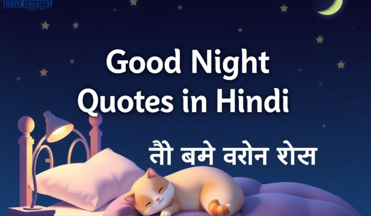 Good Night Quotes in Hindi प्रेरणादायक और प्यार भरे शुभ रात्रि कोट्स