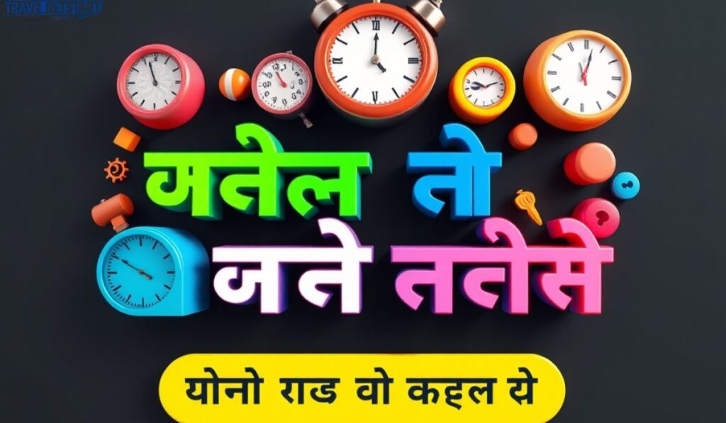 Time Management Quotes in Hindi – समय प्रबंधन पर विचार
