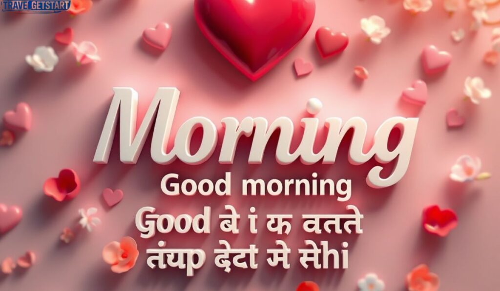 🌅 Good Morning Romantic Love Quotes in Hindi (गुड मॉर्निंग रोमांटिक लव कोट्स)