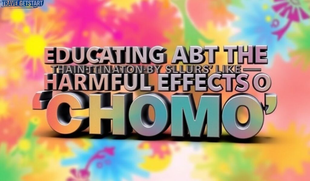 Educating About the Harmful Effects of Slurs Like “Chomo”